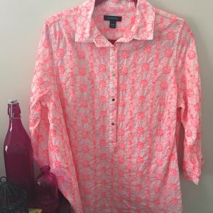 Lands End popover blouse - 14W